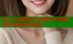 糖心vlog最漂亮女主角盘点平台智能推荐互动体验全新开启
