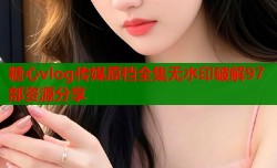 糖心vlog传媒原档全集无水印破解97部资源分享