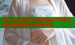 糖心vlog在线小余带你轻松记录生活精彩瞬间快速分享创意内容