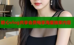 糖心vlog共享会员畅享海量独家内容