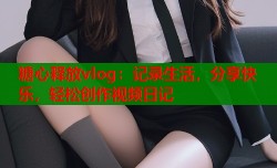 糖心释放vlog：记录生活，分享快乐，轻松创作视频日记