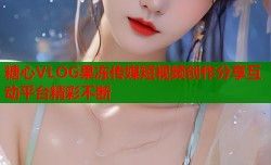 糖心VLOG果冻传媒短视频创作分享互动平台精彩不断