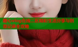 糖心vlog在线二区精彩生活分享与创意记录全攻略