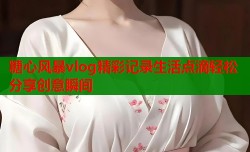 糖心风暴vlog精彩记录生活点滴轻松分享创意瞬间