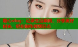 糖心vlog：记录生活瞬间，分享美好时光，轻松制作视频日志