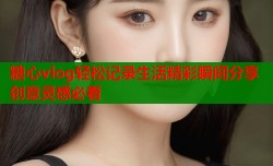 糖心vlog轻松记录生活精彩瞬间分享创意灵感必看