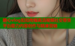 糖心vlog扣扣传媒高清视频社交带货平台助力内容创作与精准营销
