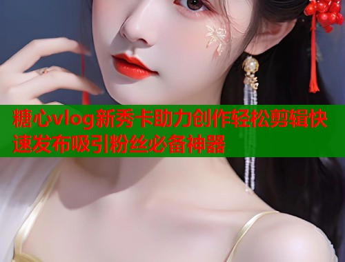 糖心vlog新秀卡助力创作轻松剪辑快速发布吸引粉丝必备神器  第1张