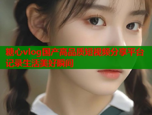 糖心vlog国产高品质短视频分享平台记录生活美好瞬间  第2张