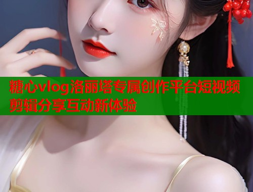 糖心vlog洛丽塔专属创作平台短视频剪辑分享互动新体验  第1张