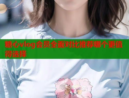 糖心vlog会员全面对比推荐哪个更值得选择  第1张