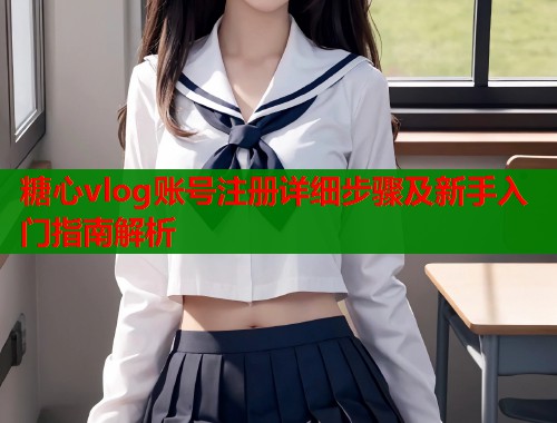 糖心vlog账号注册详细步骤及新手入门指南解析  第1张